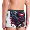 thumbnail image 2 of Haiem Cool Patriotic Buffalo Cowboy Men's Boxer Briefs, Every Day Comfort Stretch Cotton Moisture-Wicking Underwear-Large, 2 of 8