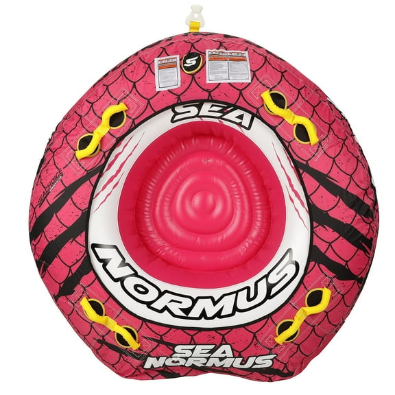 Seachoice 86904 Sea-Normous Open Top Tube, 1-4 Riders, Air-Cushioned Floor, 69x69 inches