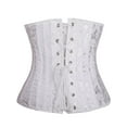 thumbnail image 6 of YouLoveIt Womens Corset Waist Training Brocade Corset 24 Steel Boned Heavy Duty Waist Training Corsets Bustier Top Slimming Waist Cincher Body Shaper Shapewear, 6 of 8
