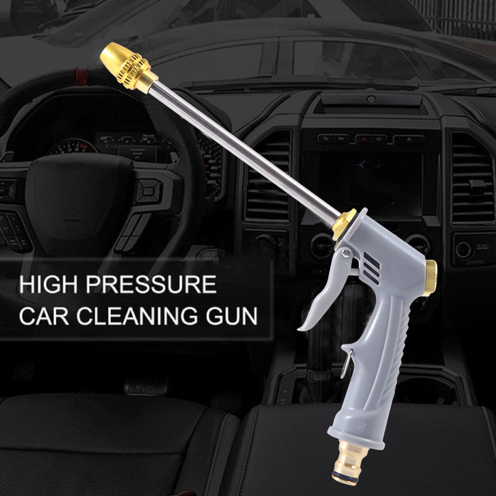 Scnor Hose Nozzle in Clearance- High Pressure Water Hose Nozzle Long Spray Nozzle Garden Hose Car Wash
