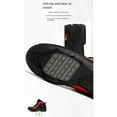 thumbnail image 6 of Women's winter heightening platform motorcycle riding boots and moto shoes,White and black,36, 6 of 23