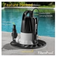 thumbnail image 3 of Deluxe Submersible Pool Cover Pump – 33 ft High-Pressure Hose, 2300 GPH Automatic Water Removal, 3 of 4