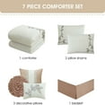 thumbnail image 2 of Raina 7 Piece Comforter Set, Queen, Blush, 2 of 4