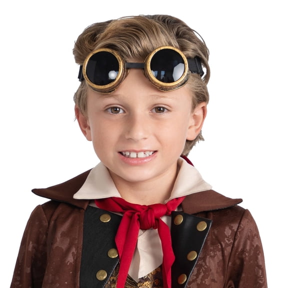 Dress-Up-America Steampunk Goggles for Kids - Vintage Victorian Gothic Glasses