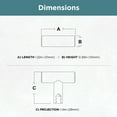thumbnail image 5 of Mainstays Simple Round 1-1/4 in. (32 mm) Stainless Steel Cabinet Bar Knob (2-Pack), 5 of 7