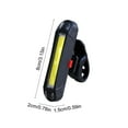 thumbnail image 3 of Ankereame Bike Taillight USB Rechargeable, COB High Brightness, Waterproof, Multi Modes, Clip On Mount, Lightweight ABS for Night Riding, 3 of 6