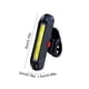 thumbnail image 3 of Luz trasera de bicicleta recargable por USB | LED COB de alto brillo | Luz de seguridad nocturna impermeable para ciclismo | Flash multimodo rojo blanco | ABS ligero | 7,8×3,1×2cm | Montaje portátil, 3 of 6