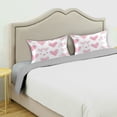 thumbnail image 3 of Yayeee Pillowcase Queen Size Set of 2 Satin Wrinkle Resistant Pillow Case, Hand Drawn Hearts, 3 of 8