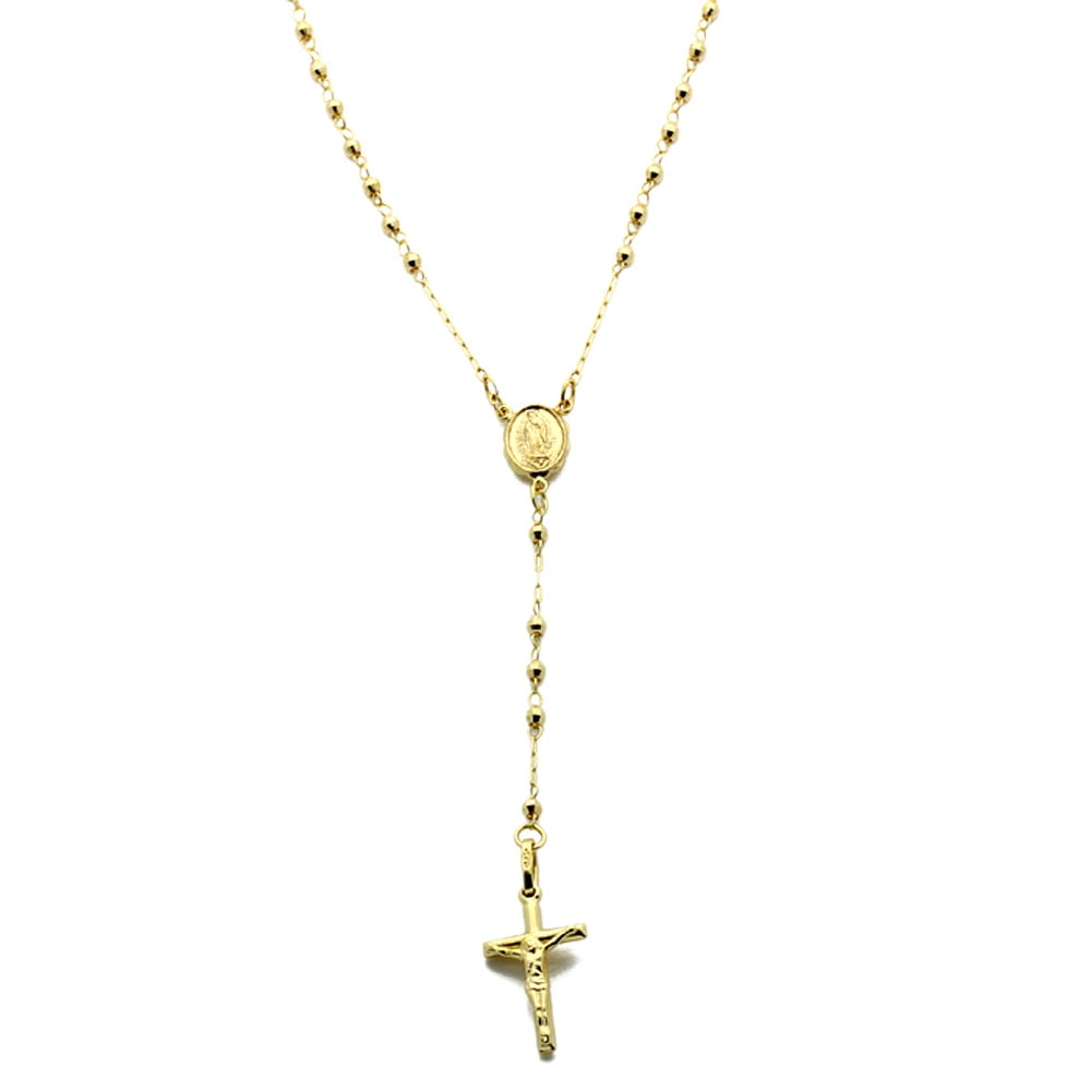 14k rosary necklace