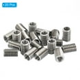 thumbnail image 3 of Uxcell Thread Adapters Sleeve Reducing Nut M8x1.25 Male to M6x1.0 FeMale to Repair Insert Nut Screw Reducer 12mm 20 Pcs, 3 of 5