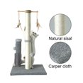 thumbnail image 3 of Rascador de sisal PAWSFANS para gatos, con juguetes, 76 cm de altura, 3 of 8