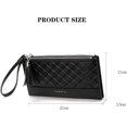 thumbnail image 2 of Cartera de cuero TUNC para mujer Negra Grande Sencillez, 2 of 5