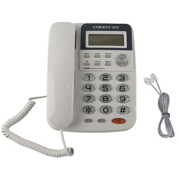 W168 Corded Telephone with Caller ID and LCD Display for Home, Office and Hotel