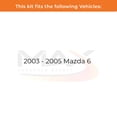 thumbnail image 2 of MAX Advanced Brakes - Front Brake Kit For 2003-2005 Mazda 6| Carbon Ceramic Brake Pad and Rotor Kit| Daily Driving Geomet Coated Brake Rotors, 2 of 9