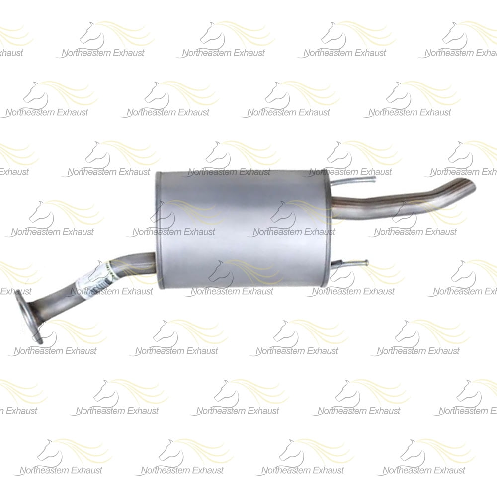Northeastern Exhaust Rear Muffler with Hangers Fits 2010-2014 Honda Insight 1.3L - Direct Fit | Stainless Steel