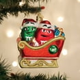 thumbnail image 5 of Old World Christmas M&M'S in Sleigh Glass Blown Ornament for Christmas Tree, 5 of 5