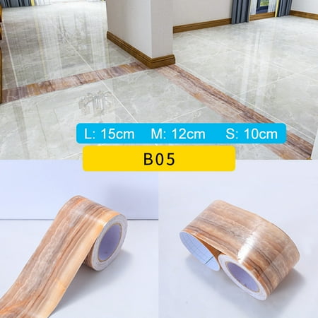 

Self-Adhesive Baseboard Wall Stickers Solid Color Corner PVC Waterproof Windowsill Waist Line Tile Transmission New TOPOINT