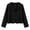 Black, variant on Women's Cropped Blazer Single-Breasted Button Down Lightweight Summer Business Tops Casual Long Sleeve Suit Jackets White L
