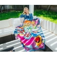 thumbnail image 5 of Killer Klowns From Outer Space Characters Raschel Throw Blanket | 45 x 60 Inches, 5 of 8