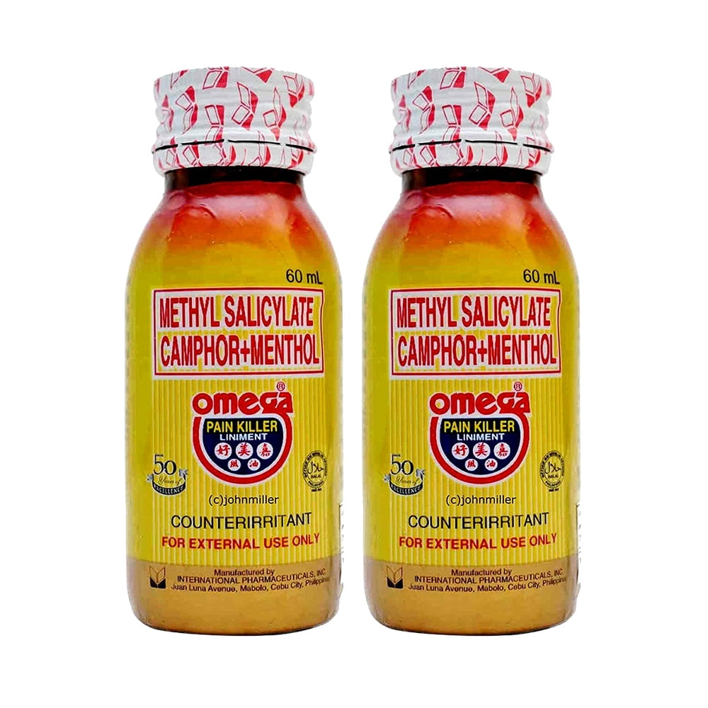 Omega Pain Killer Liniment Counterirritant w/ Methyl Salicylate 60ml 2