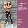 thumbnail image 6 of SATINA Womens Christmas Pants - Buttery Soft Highwaisted Holiday Leggings, Cozy Christmas, One Size, 6 of 7
