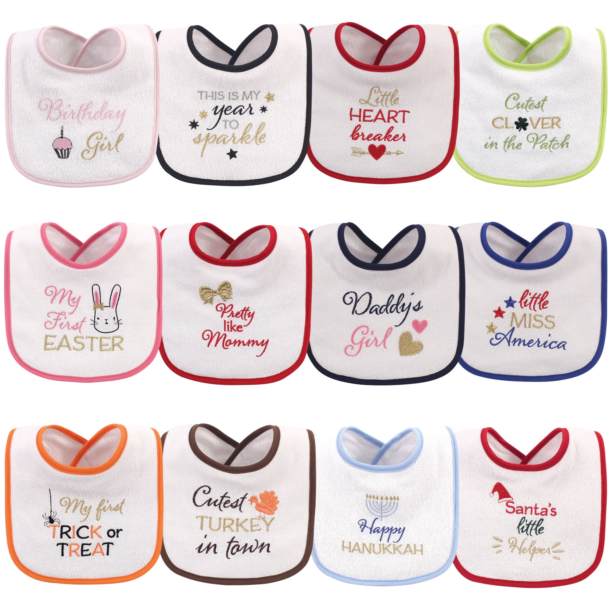 hudson holiday bibs