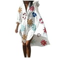 thumbnail image 1 of 2025 Maillot de Bain pour Femmes Blouse de Plage Robe d'Affaires avec Poches Bikini Tenue de Plage Robe en Jean de Plage, 1 of 7