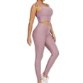 thumbnail image 5 of HAPIMO Clearance Women's Yoga Pants High Waist Camouflage Print Pocket Workout Pants Hip Lift Tights Stretch Athletic Slimming Running Yoga Leggings for Women Pink XL, 5 of 9