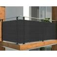 thumbnail image 5 of Commercial Elegant Privacy Screen for Backyard Deck, Patio, Balcony, Fence, Pool, Porch, Railing - Black 3ft x 15ft, 5 of 6
