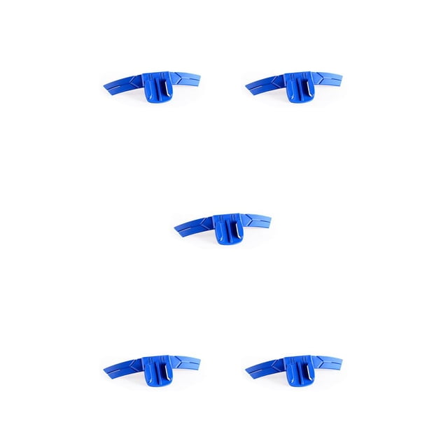 bedienty Motorcycle Helmet Chin Stand Camera Mount Face Outdoor Sports Riding Holder Upgrade Holder Base Replaceable Parts Blue 5Set