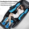 thumbnail image 4 of Massage Chair 4d&nbsp;Heating Zero Gravity Full Body Airbags Long SL Track Whole Body Massage Relax Bluetooth Speaker New Year Gift My Lux Decor Round, 4 of 11