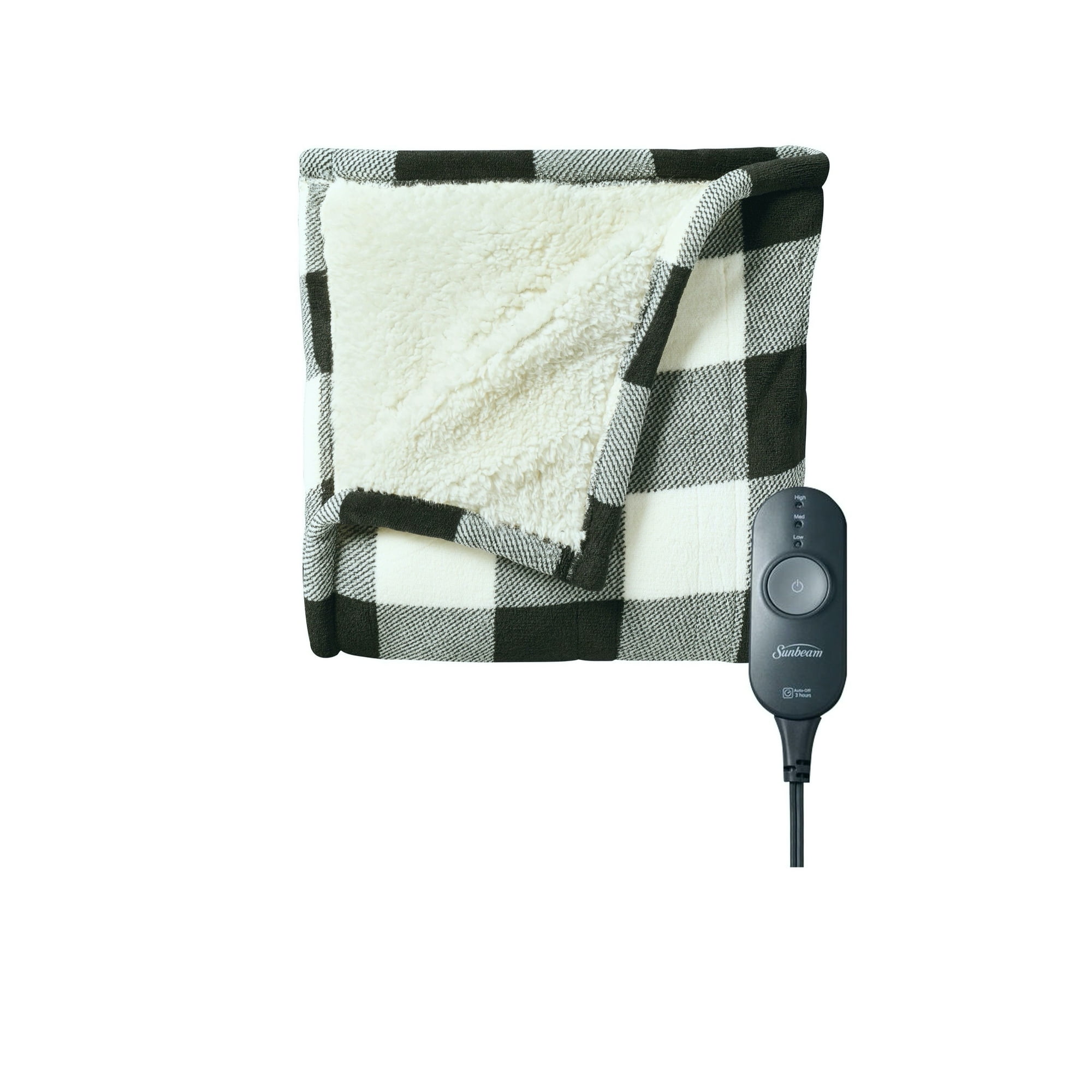 Sunbeam Electric Throw Blanket, Microplush and Sherpa eXtremes