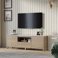 thumbnail image 2 of Greenpod 58" Modern TV Stand for Up to 65 inch TVs with LED Light, Entertainment Center with Storage Drawer, TV Console Table for Living Room,Bedroom, White, 2 of 5