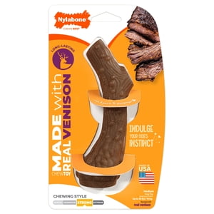 Nylabone Strong Chew Antler, Medium Venison