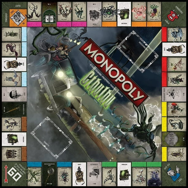 Monopoly USAOPOLY, Jeu de Société Cthulhu
