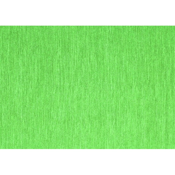 Ahgly Company Indoor Rectangle Abstract Green Contemporary Area Rugs, 5' x 7'