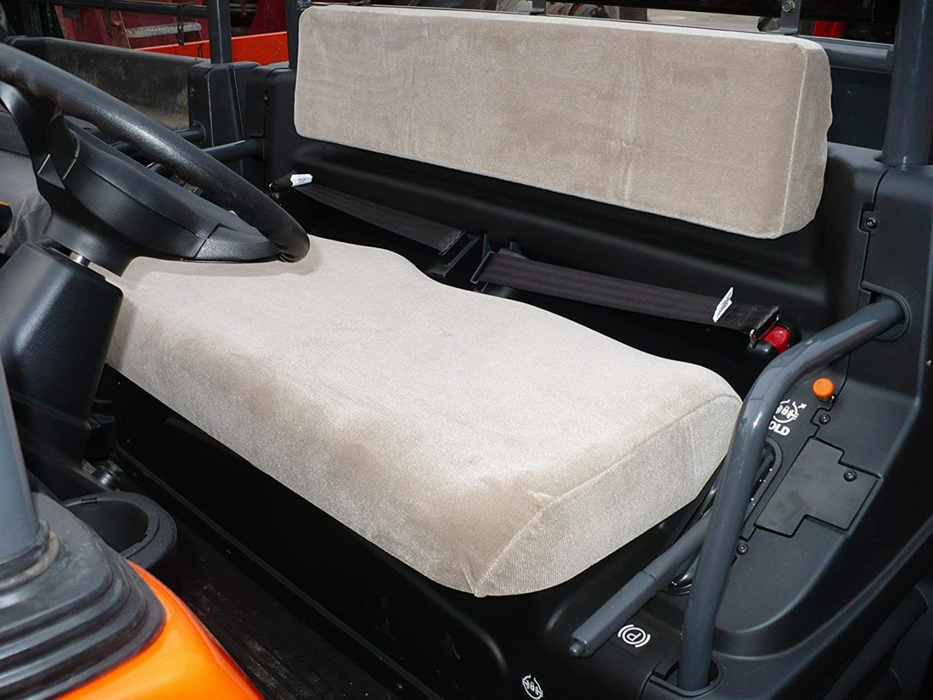 Durafit Seat Covers Kubota RTV 500 Gray Endura Waterproof Seat Covers Bench seat with Indent. 