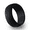 Black, variant on Personalized Silicone Wooden Design Wedding Ring Engagement Ring Silicone Rubber Wedding Bands for Men Women Couples Rings (Black, 10)