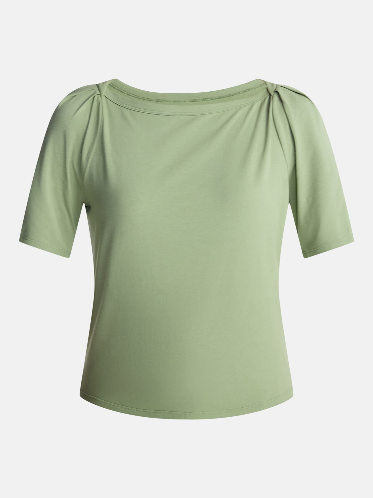 Time and Tru Women's Envelope Tee with Short Sleeves, Sizes XS-XXXL