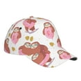 thumbnail image 3 of Daiia Sloth With Donuts1 Baseball Cap Men Women Classic Adjustable For Running Workout And Outdoor Activitie All Season Dad Hat Gift, 3 of 9