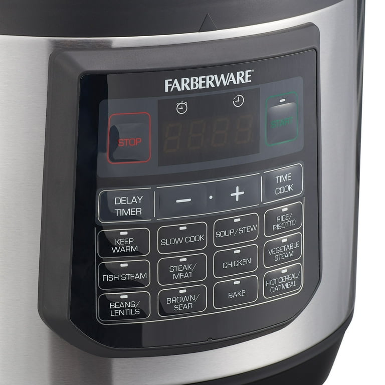 Farberware Programmable Digital Pressure Cooker, 6 Quart - Walmart