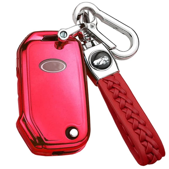 Full Protector Key Cover Case for Kia Forte NIRO Keyless Remote Keychain Holder Soft TPU Key Fob Shell