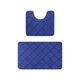 thumbnail image 2 of Juego de alfombras para inodoro con base antideslizante de látex en forma de U – Alfombra absorbente de secado rápido para baño, ducha, bañera y lavabo – Alfombra de baño lavable, 2 of 6