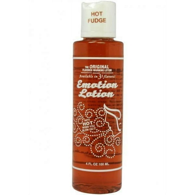 Emotion Lotion Flavored Warming Massage Oil, Hot Fudge 4 oz