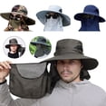 thumbnail image 4 of Sombrero De Verano Para Acampar De Ala Ancha Transpirable De Secado Rápido Protección UV Visera Sombreros De Cubo, 4 of 4