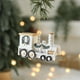 thumbnail image 4 of Tren Pintado, Avión Navideño Rojo y Blanco, Adorno Colgante, Regalo Navideño, Pequeño Colgante., 4 of 6