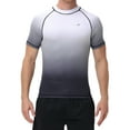 thumbnail image 3 of Weilanxin Men's UPF50+ Quick-Dry Rash Guard Shirt Surfing, Running, Water Sports, Reflective Safety Design, 3 of 11