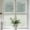 Reeded, variant on Reeded Glass Privacy Film, Frosted Window Vinyl, 3D Decorative Window Decals Non Adhesive for Bathroom Living Room 29.5x157.4 inches