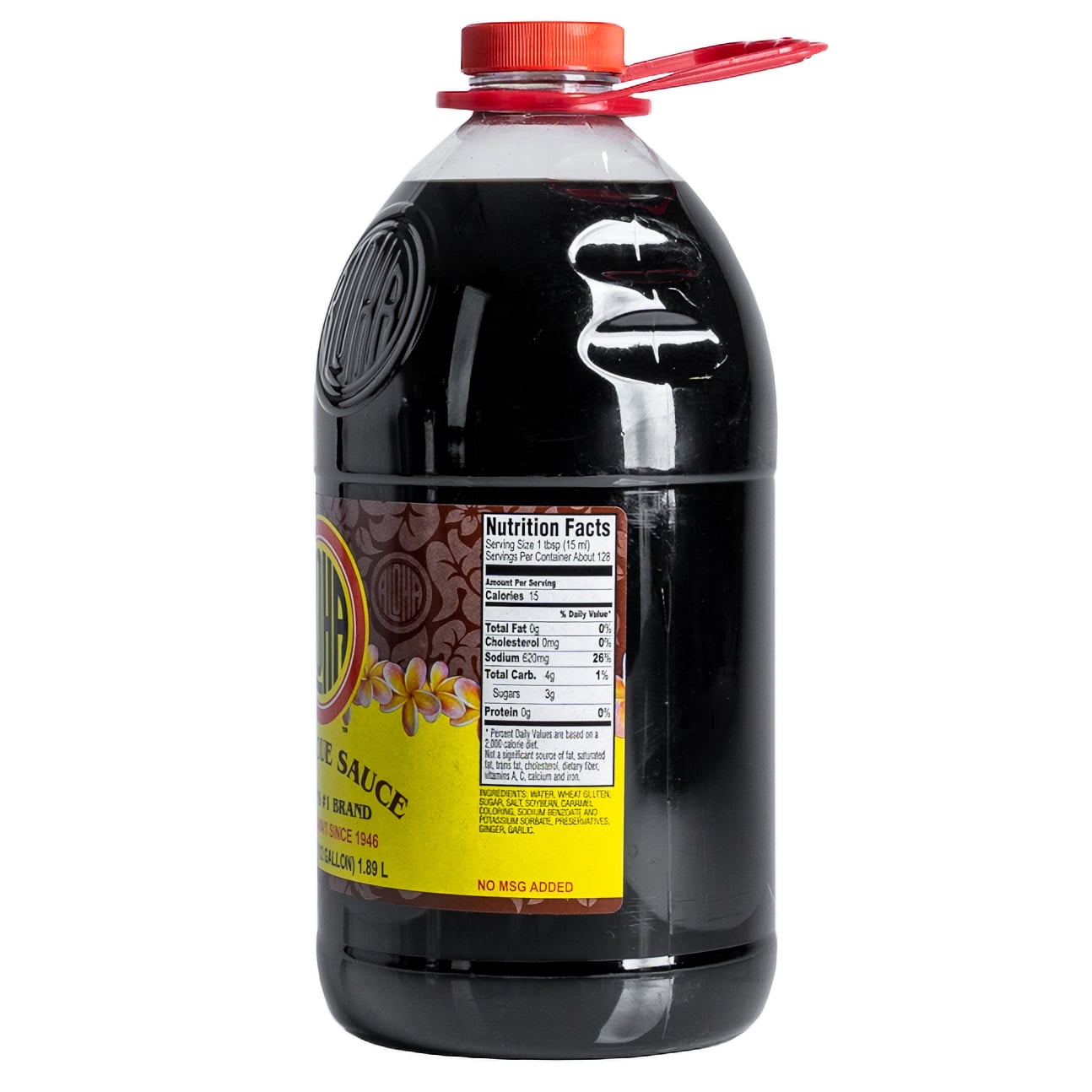 Aloha Shoyu Hawaiian Style Barbecue Sauce, Extra Large Bottle 64 oz