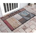 thumbnail image 2 of Welcome Door Mat 18x 30 Inch Front Doormat Outdoors for Home Entrance Outdoors Mat for Outside Entry Way Doormat Entry Rugs, Heavy Duty Non Slip Rubber Back Low Profile, Heart, 2 of 8
